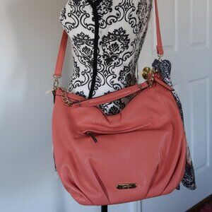 Jessica Simpson Slouchy Salmon Pink Crossbody